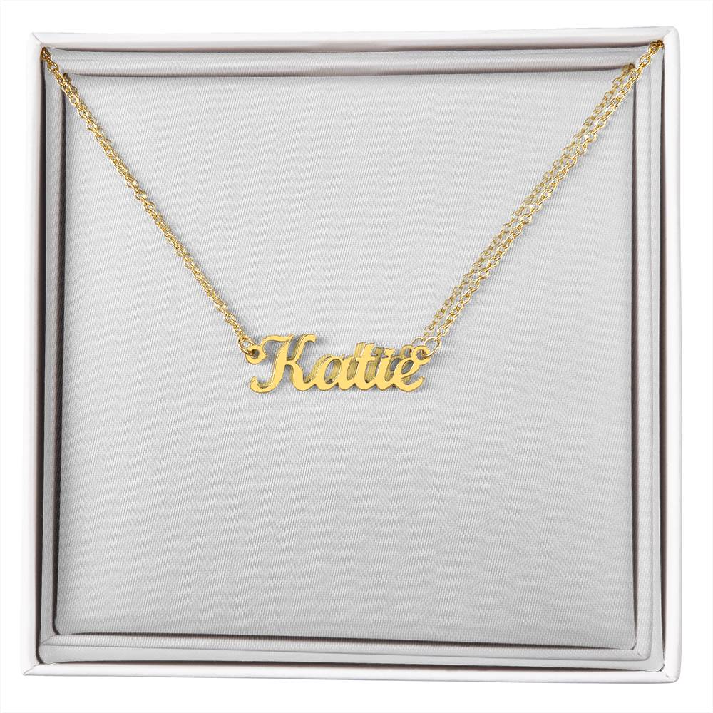 Mom For All The Times Name Necklace