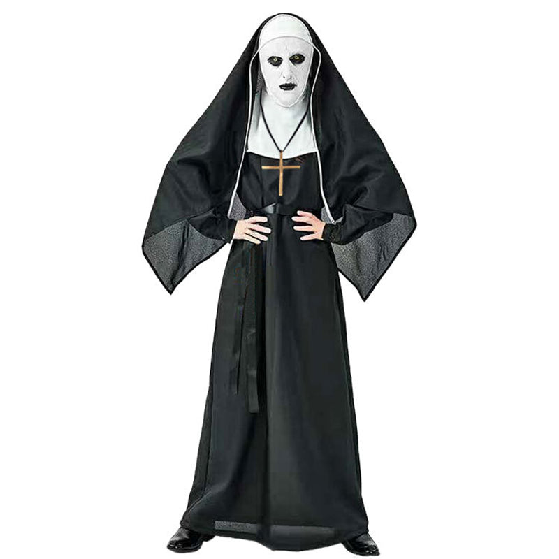 Men’s Scary Nun Halloween Costume