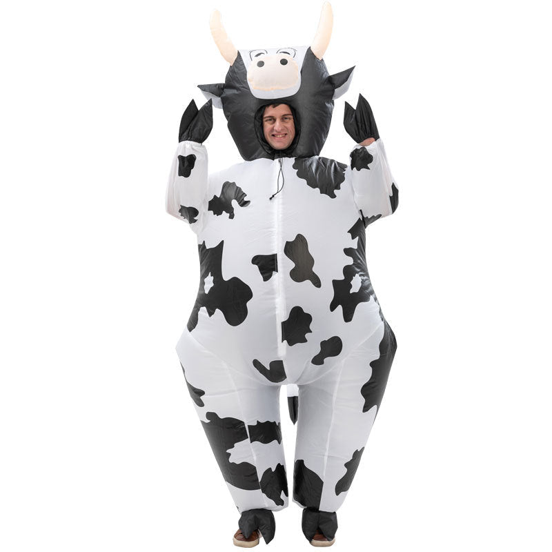 Funny Adult Cow Inflatable Suit Costume