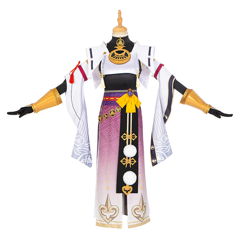 Genshin Impact Kujo Sara Cosplay Costume