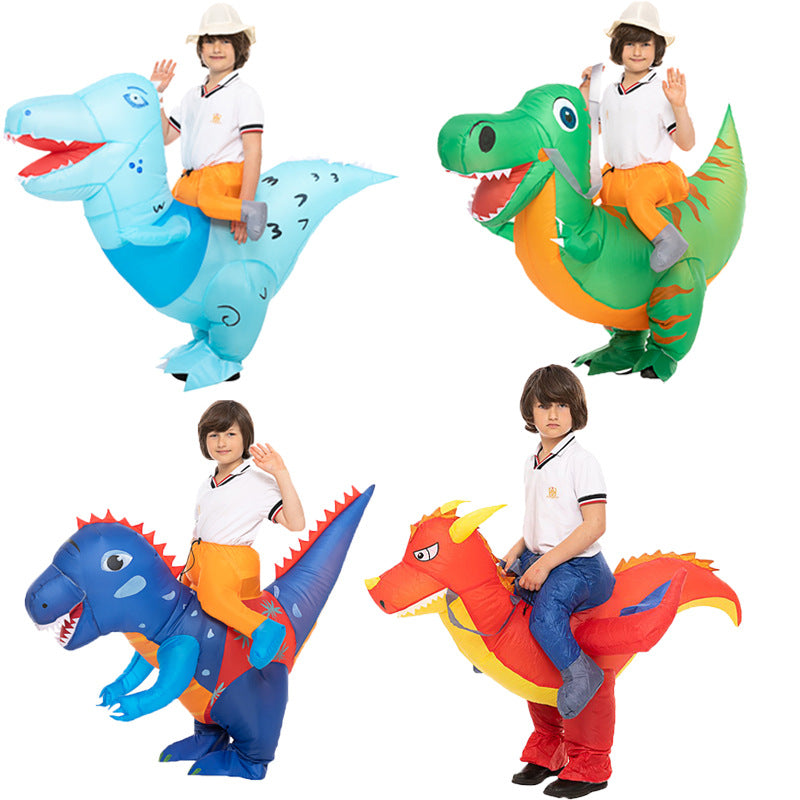 Halloween Kids Group Dinosaur Inflatable Costume