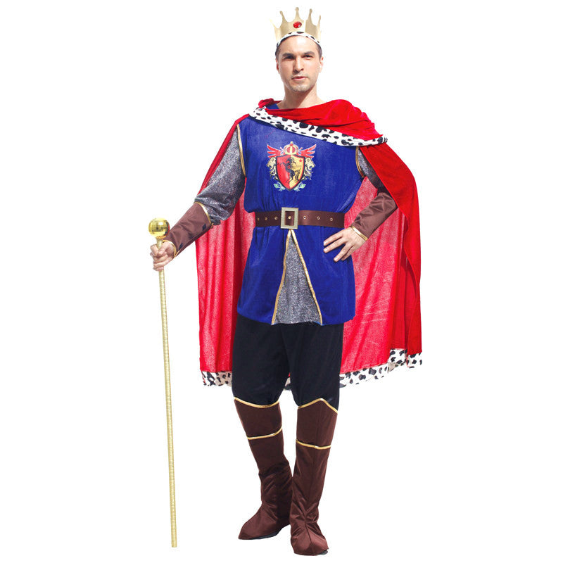 Halloween King Knight Costume Outfit For Man