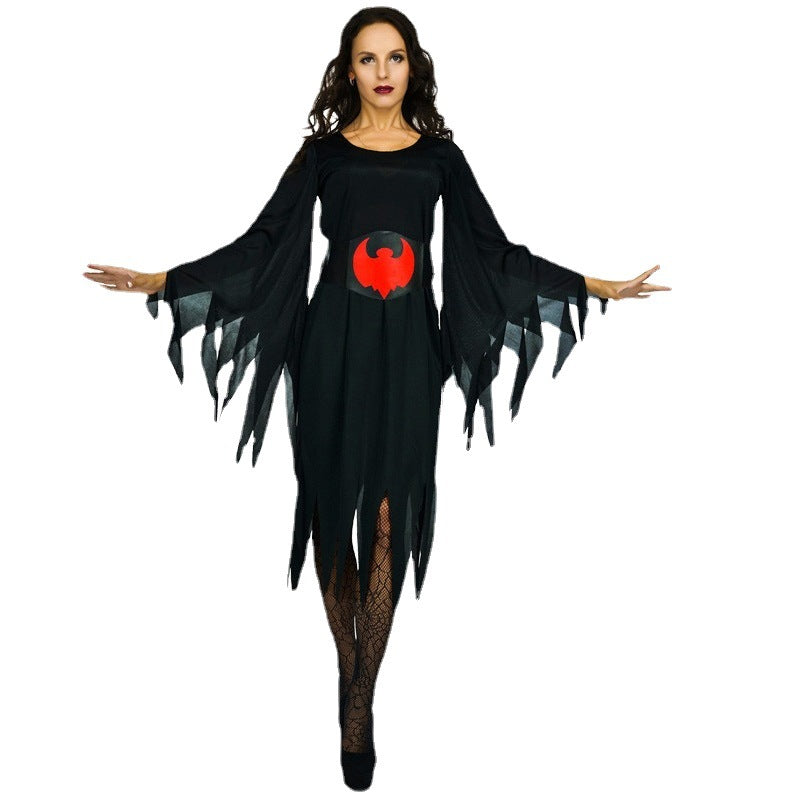 Halloween Witch Black Dress For Women