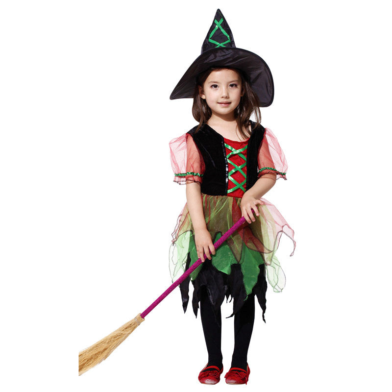 Halloween Witch Dress For Kids