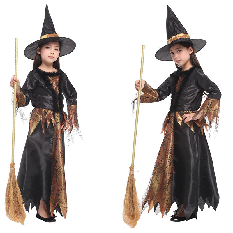 Witch Costume Long Skirt For Kids
