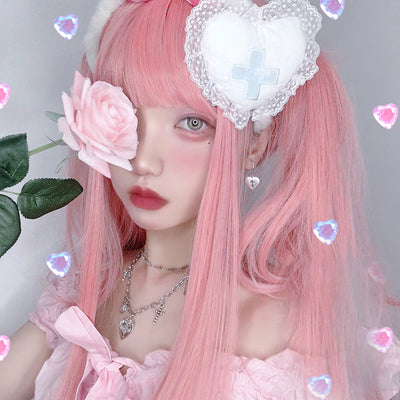 Sweet Lolita Pink Gradient Long Wig