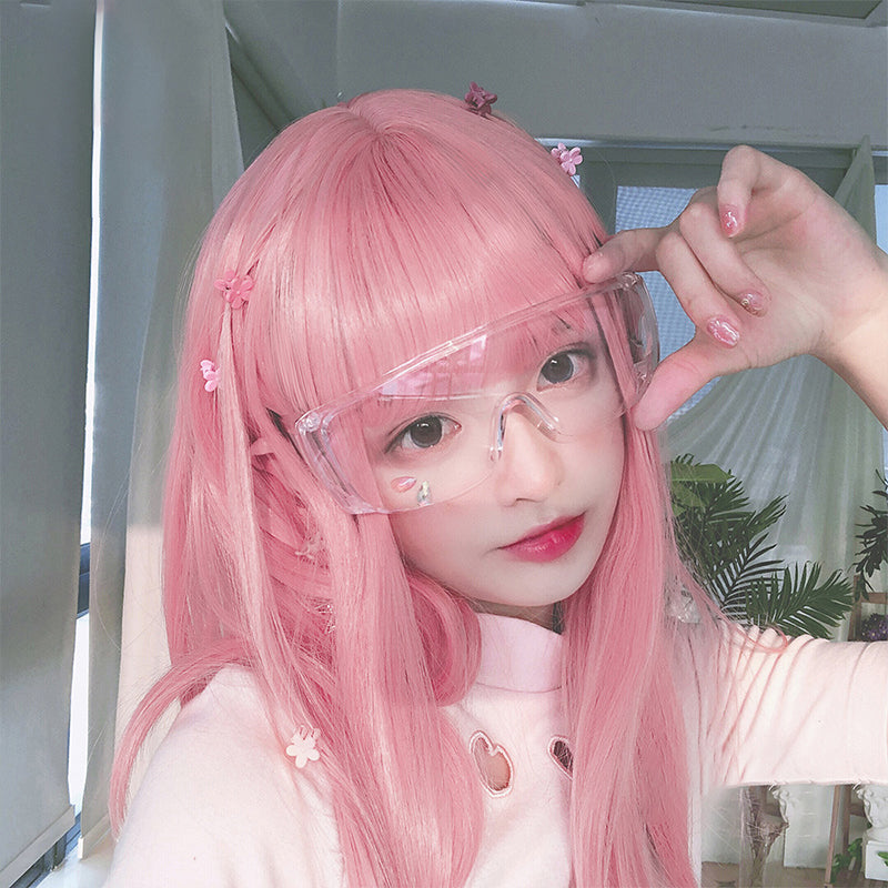 Sweet Lolita Pink Gradient Long Wig