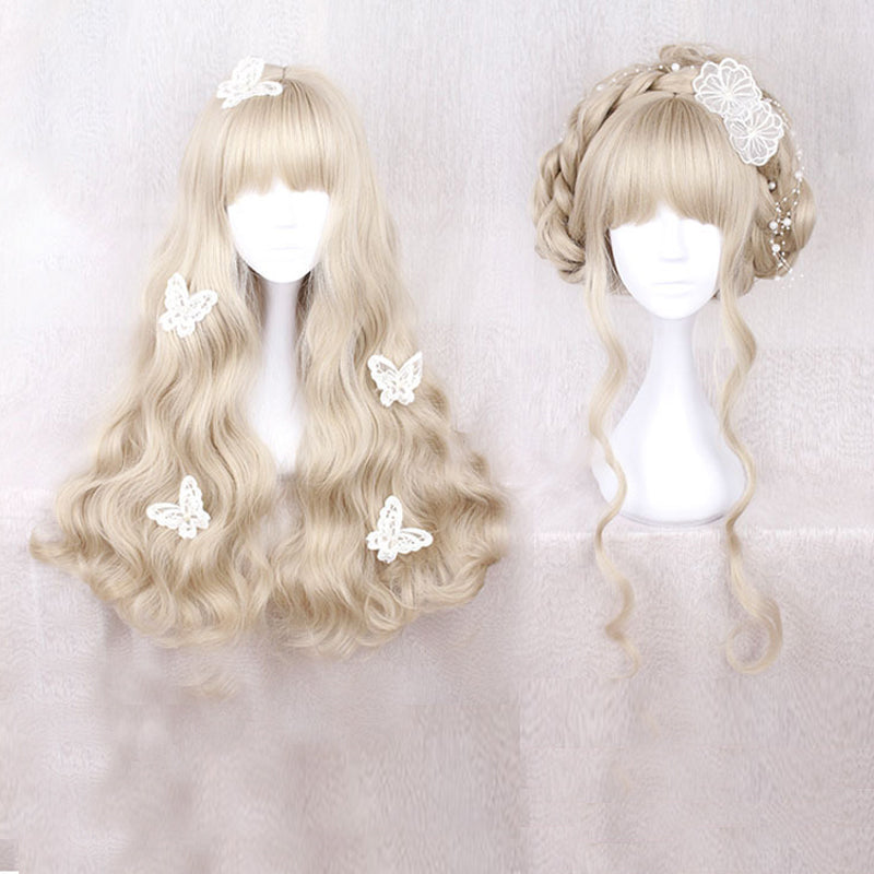 Lolita Japanese Long Blonde Wig