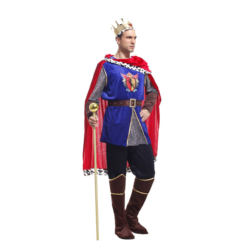 Halloween King Knight Costume Outfit For Man