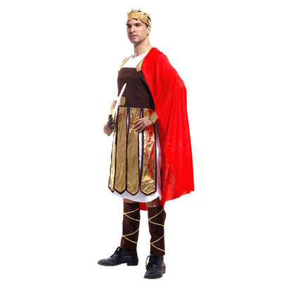 Halloween King Rome Costume Outfit For Man