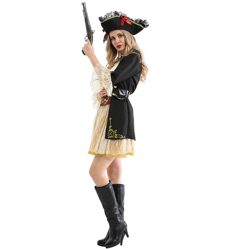Halloween Pirate Costume Dress Outfit For Woman