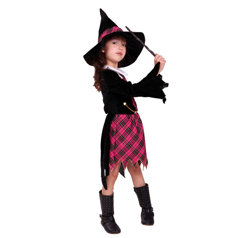 Halloween Kids Witch Wizard Costume Dress