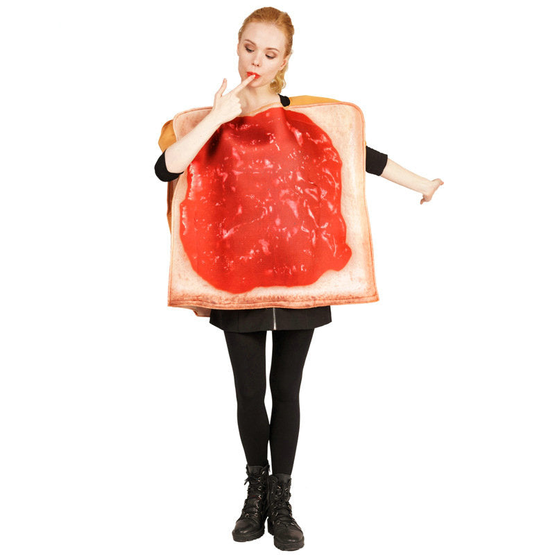 Funny Couple Toast Bread Costume