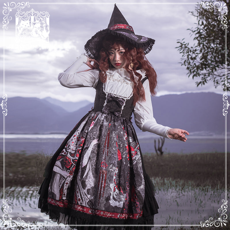 Gothic Lolita Steampunk Witch Shape JSK Dress