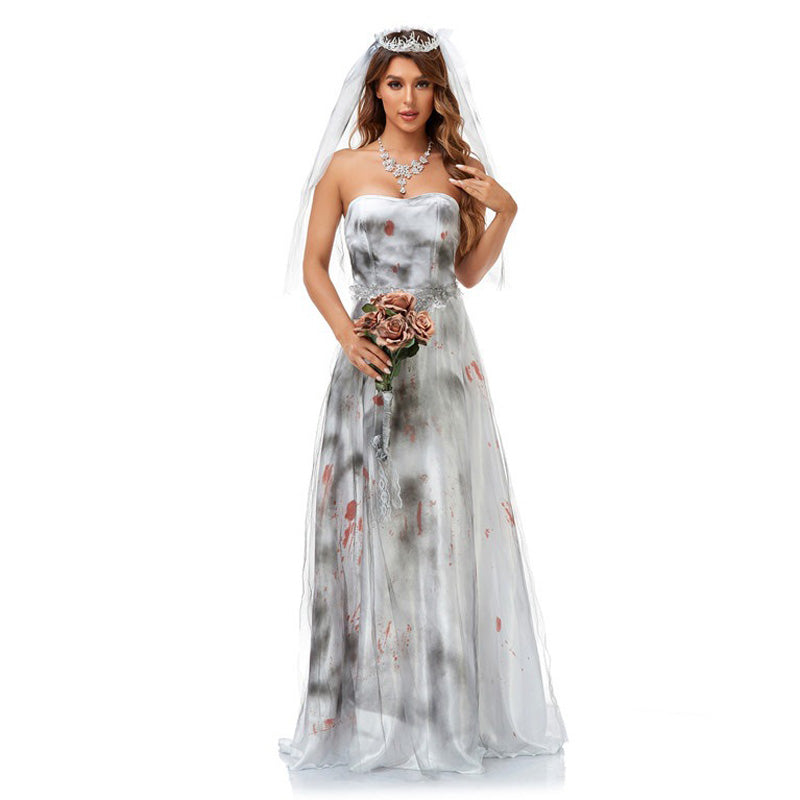 Adult White Ghost Bride Costume