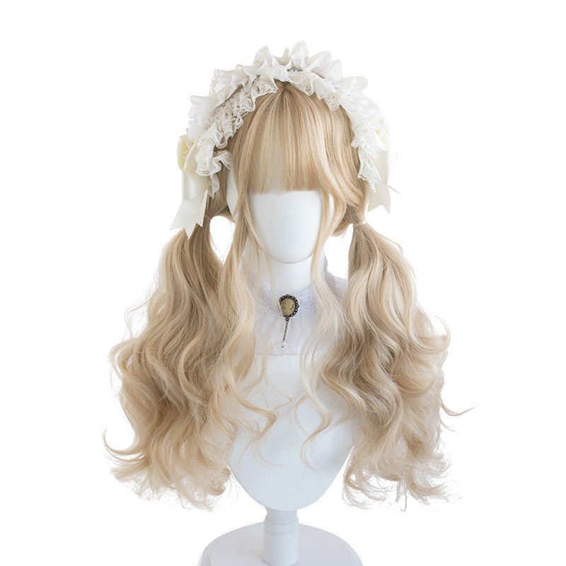 Sweet Lolita Cute Long Blonde Wig