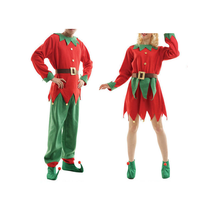 Couple Christmas Elf Costume