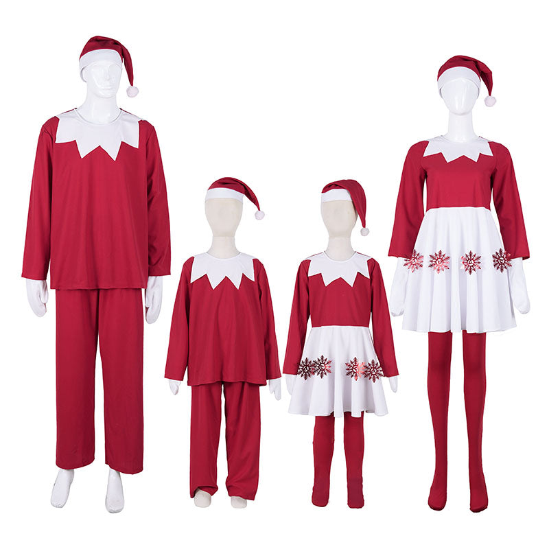 Elf On The Shelf Costume Christumas Family Outfits