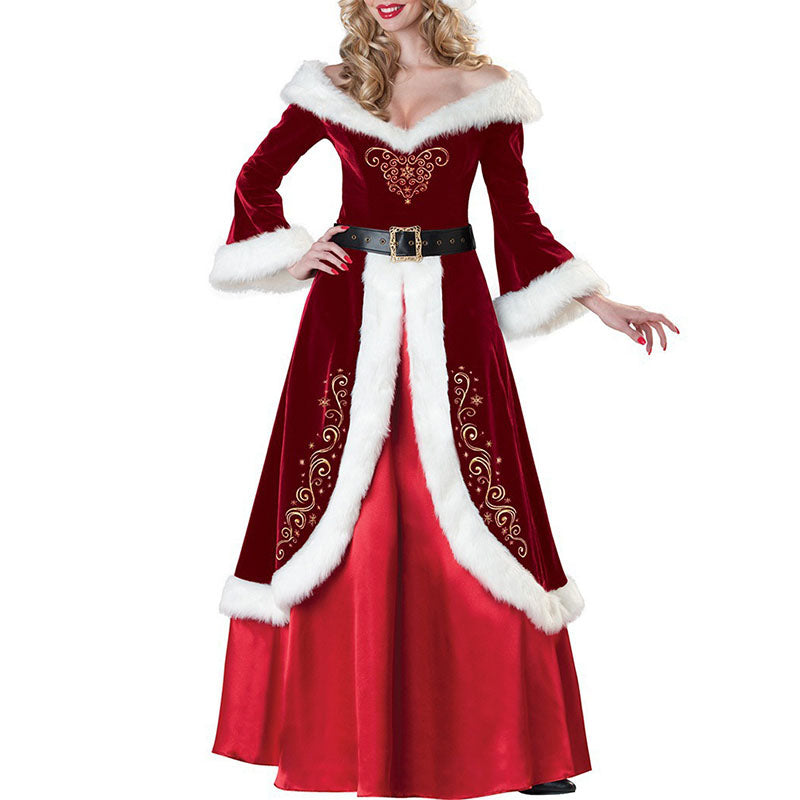 Female Christmas Santa Claus Costume
