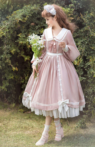 New OP Long Sleeve Cute Sweet Lolita Dress