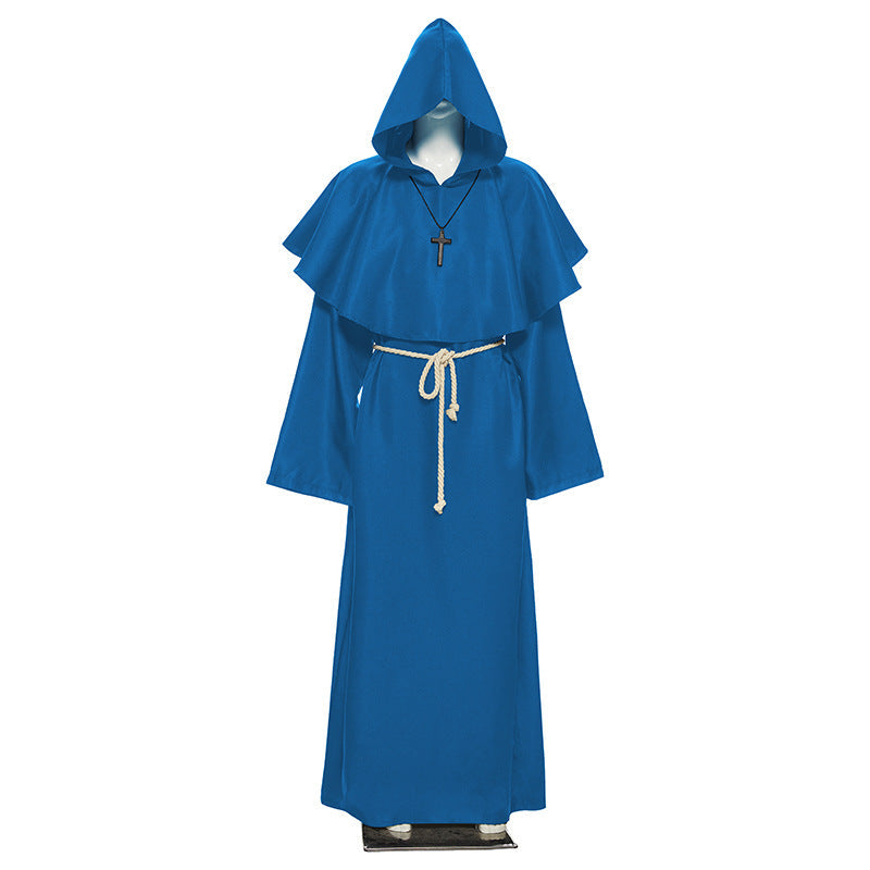 Medieval Wizard Robe Clerical Costume