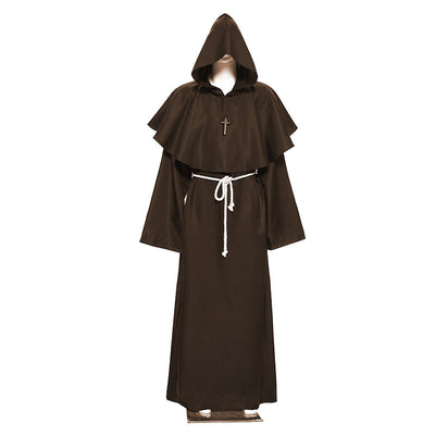 Medieval Wizard Robe Clerical Costume